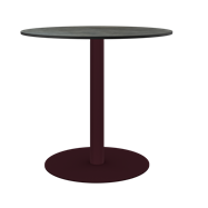 Burgundy Halo Cafe Table